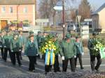 Die Sch�tzenformation marschiert zum Denkmal am Obertor - 13.11.2011